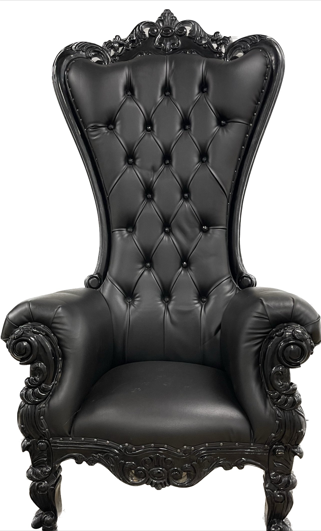 Black Throne chair rental